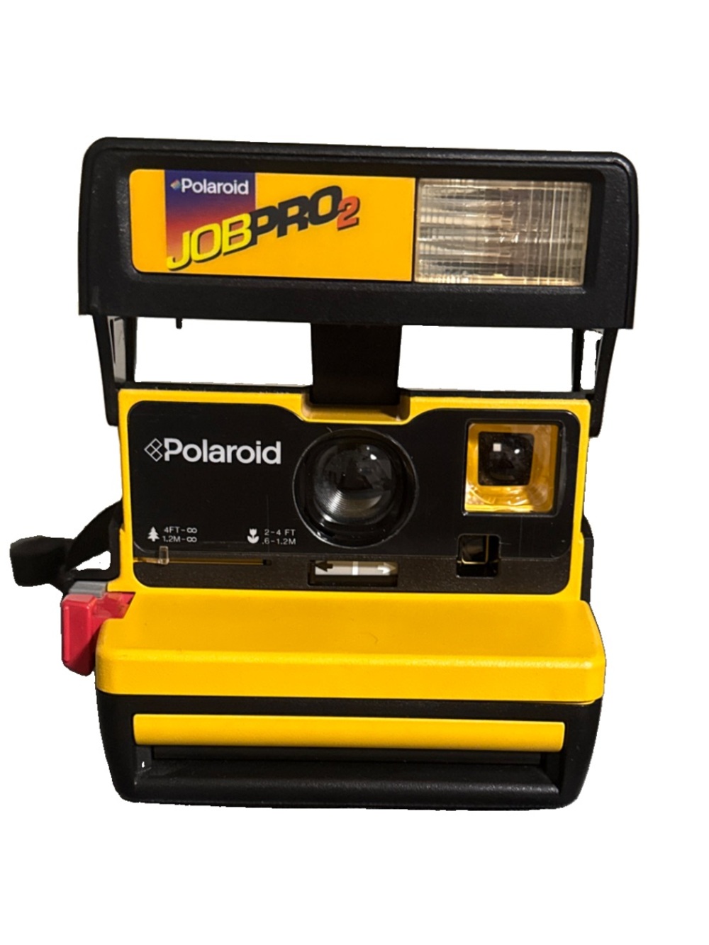 Polaroid Job Pro 2 Instant Film Camera 600 Vintage with Neck Strap